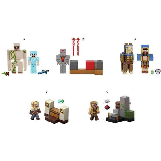 Minecraft Σετ Βασική Φιγούρα με Αξεσουάρ - Τυχαία Επιλογή image 1