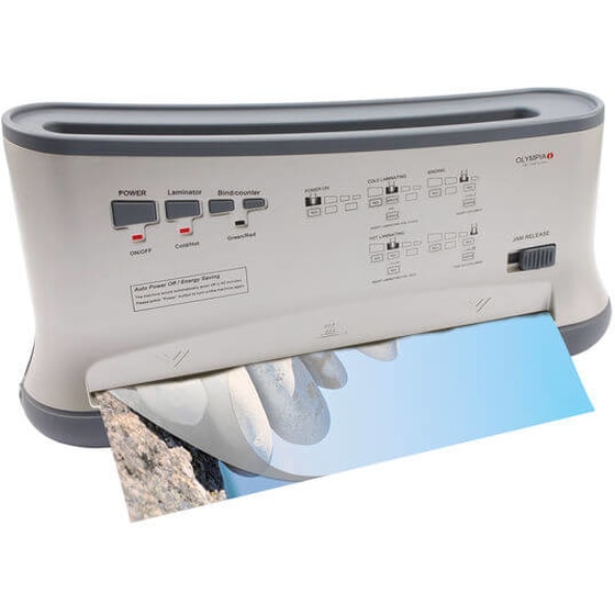Βιβλιοδετικό θερμοκολλητικό πλαστικοποιητής Olympia TBL 1300 COMBO image 1