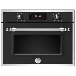 BERTAZZONI F457HERMWTNE με Grill 38 Lt Μαύρο Εντοιχιζόμενος Φούρνος Μικροκυμάτων