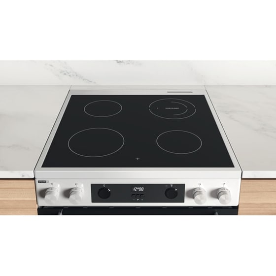 WHIRLPOOL WS68V8CCWT/E 83 Lt Λευκό Ηλεκτρική Κουζίνα Κεραμική image 6
