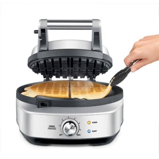 Βαφλιέρα SAGE The No-mess Waffle 900 W Ασημί image 1