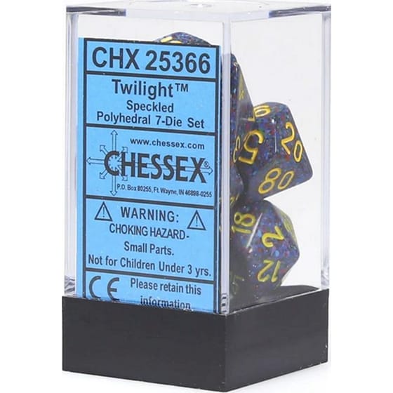 Σετ Ζάρια Speckled Polyhedral 7-die Set Twilight Chessex image 1
