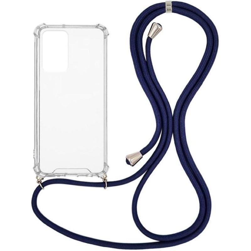 Θήκη Xiaomi Redmi Note 11S - Sonique Armor Clear Με Κορδόνι - Μπλε