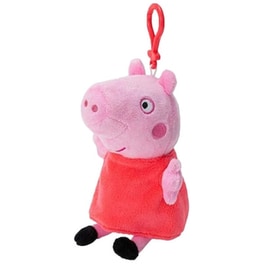 Λούτρινο SAMBRO  Μπρελόκ Peppa Pig με Φερμουάρ (19cm)