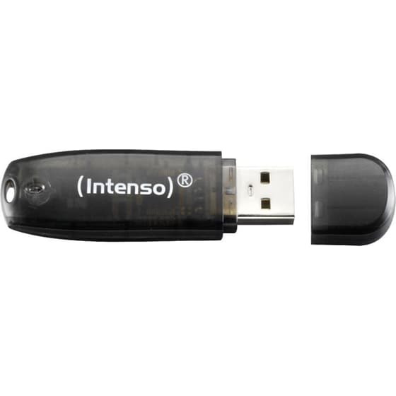 Intenso Rainbow Line 3x 32GB USB 2.0 Stick Πολύχρωμο (3 Τεμάχια) image 1