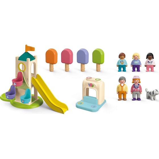 PLAYMOBIL® Junior Διασκέδαση στην Παιδική χαρά (71703) image 2