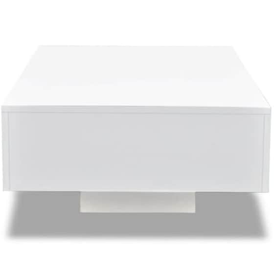 Τραπεζάκι Σαλονιού VidaXL από MDF 85x55x31cm - Λευκό image 3