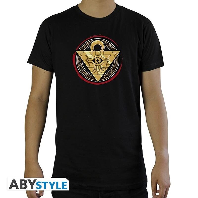 ABYSTYLE T-shirt Abystyle Yu-gi-oh! Millenium Puzzle - Μαύρο