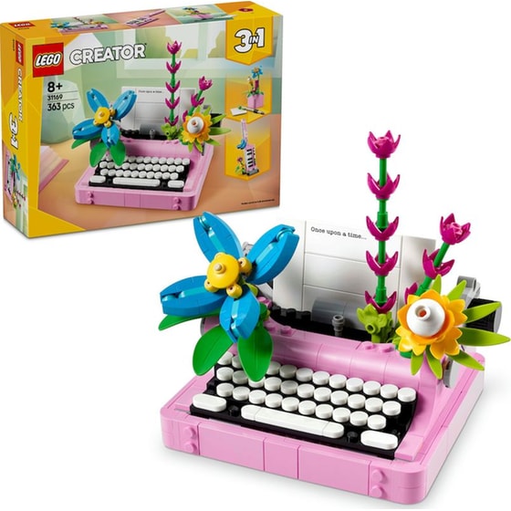 LEGO® Creator 3σε1 Γραφομηχανή με Λουλούδια (31169) image 6
