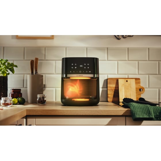 BOSCH Serie 4 MAFS2462B με Αποσπώμενο Κάδο 2050 W 6.1 L Μαύρο Φριτέζα Αέρος image 2