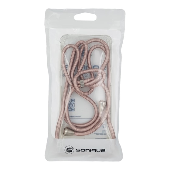 Θήκη Apple iPhone 13 Mini - Sonique Armor Clear - Ροζ Χρυσό Σατινέ image 4