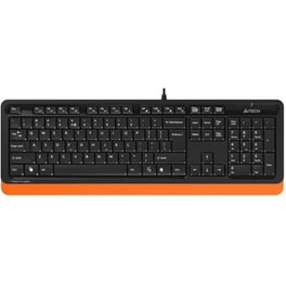 A4TECH Fstyler FK10 Ενσύρματο Πληκτρολόγιο - Μαύρο, Πορτοκαλί (US)