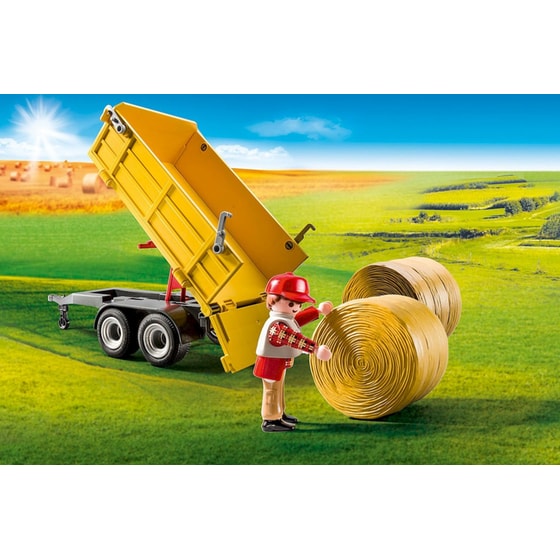 PLAYMOBIL®&nbsp; Country Τρακτέρ με Ρυμουλκούμενη Καρότσα (9317) image 4