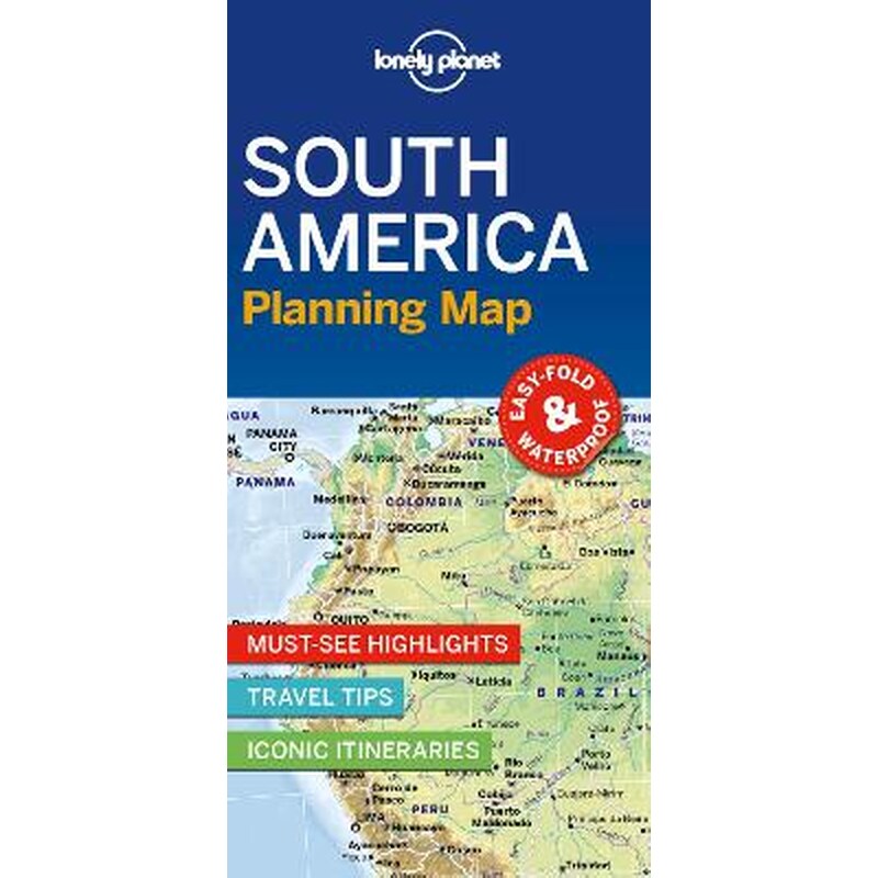 Lonely Planet South America Planning Map