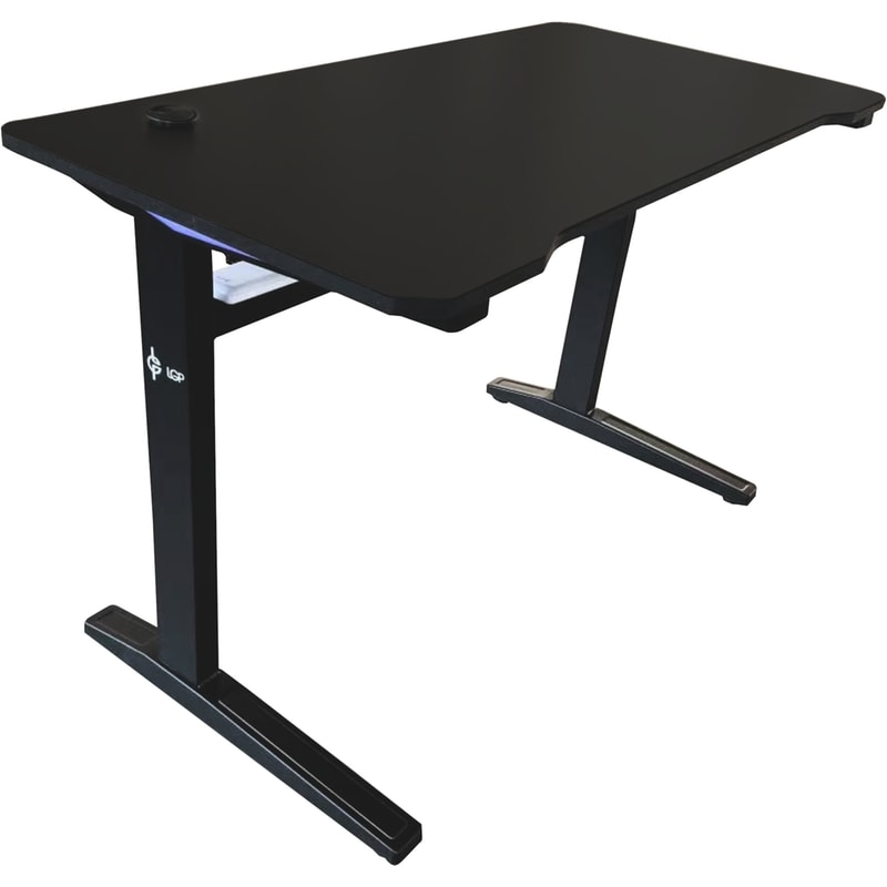 LGP Γραφείο Gaming LGP από MDF 120x60cm - Μαύρο