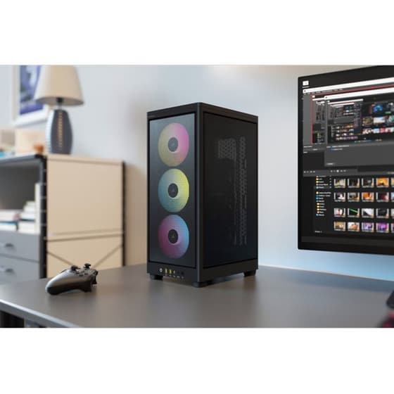 Κουτί Desktop Corsair iCUE 2000D Airflow RGB Mini Tower image 17