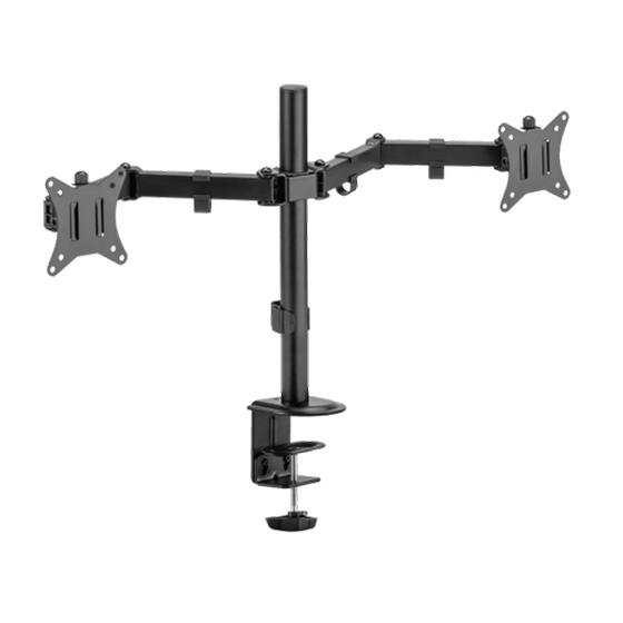 Βάση στήριξης οθόνης με βραχίονα SBOX LCD-352/2-2 17" - 32" - Μαύρο image 2