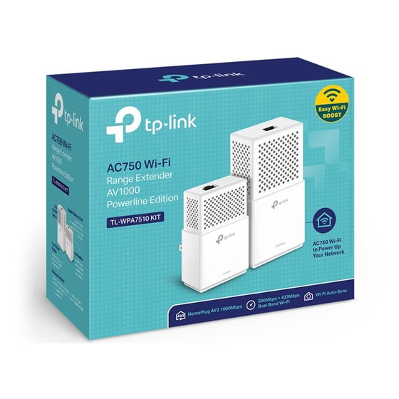 Powerline TP-Link TL-WPA7510 KIT AV1000 Gigabit - Wi-Fi 733Mbps image 2