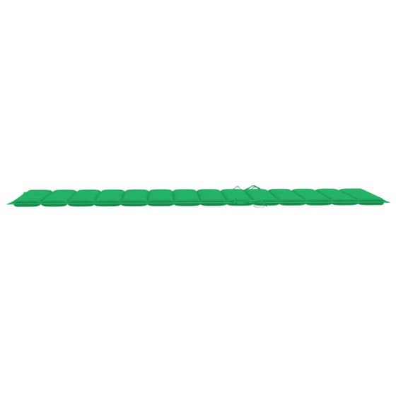 Ξαπλώστρα VidaXL από Μασίφ Ξύλο Ακακίας 200x68x30-86 cm - Γκρι/Πράσινη image 11