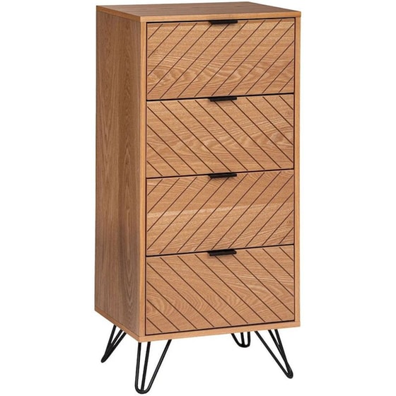Συρταριέρα Γραφείου Spitishop A-s Naomi Chest 185024 από MDF 48x34x106cm - Μπεζ image 0