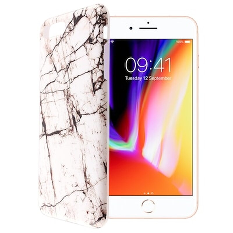 IPH 8 PLUS/7 PLUS 5.5 MARBLE TPU WHITE 0