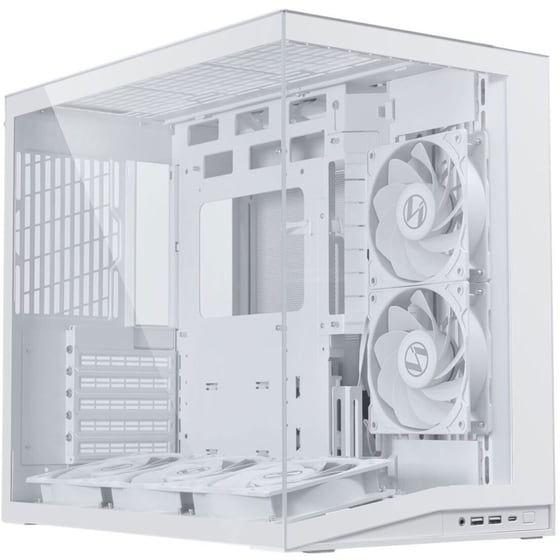 Κουτί Desktop Lian Li O11 Dynamic Mini V2 Flow Gaming Midi Tower με Πλαϊνό Παράθυρο - White image 0