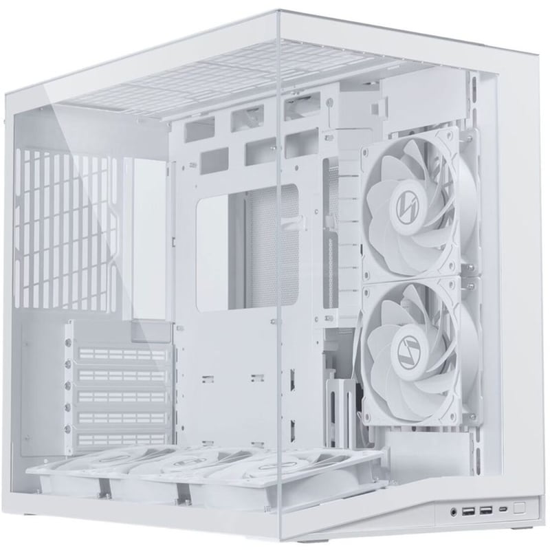 Κουτί Desktop Lian Li O11 Dynamic Mini V2 Flow Gaming Midi Tower με Πλαϊνό Παράθυρο - White