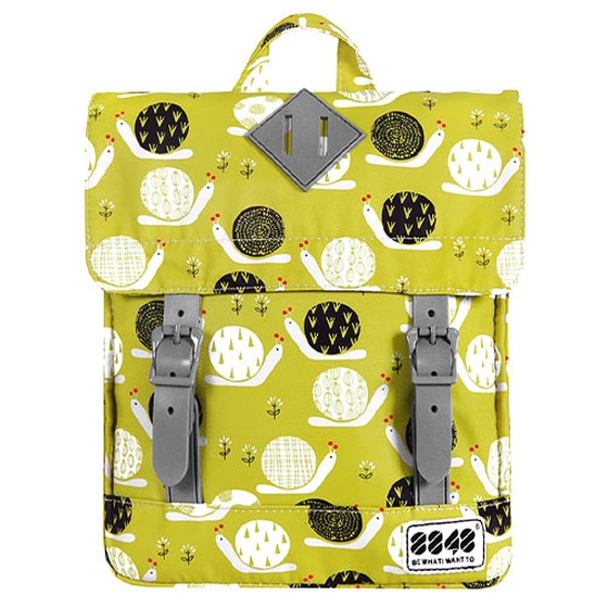 Τσάντα Πλάτης 8848 Παιδική Αδριάβροχη Snails Yellow image 0