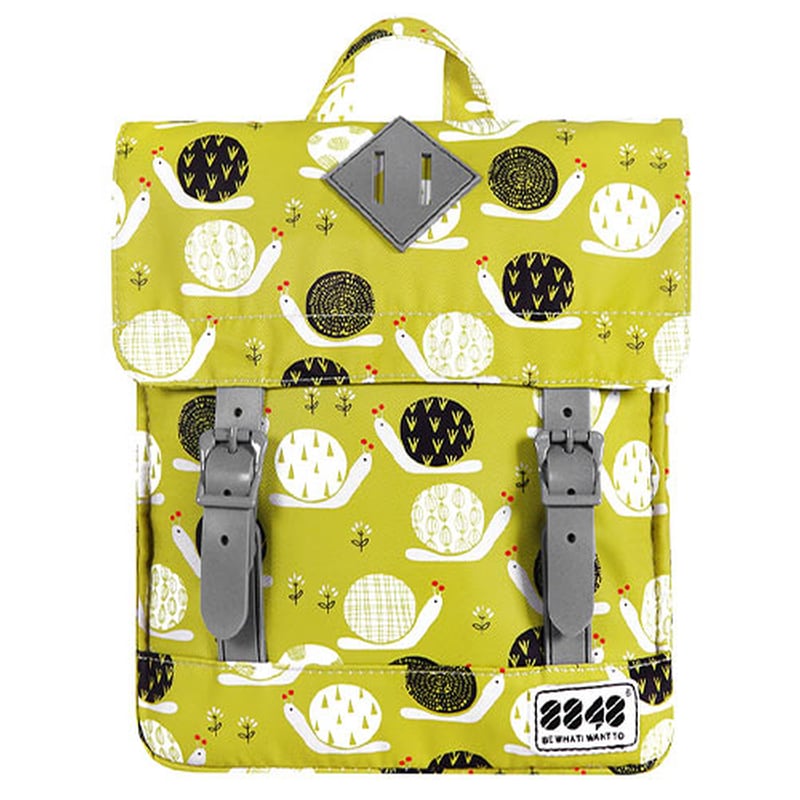 8848 8848 Backpack For Children With Snails Print Yellow