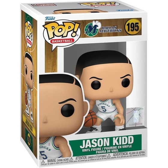 Φιγούρα Funko Pop! Nba: Dallas Mavericks - Jason Kidd (rookie Season) #195 image 1