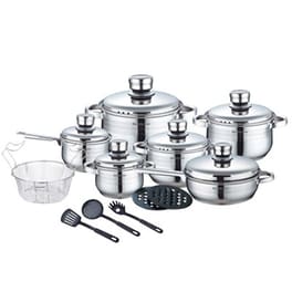 Σετ Μαγειρικά Σκεύη ROYALTY LINE Rl-1802 - Inox