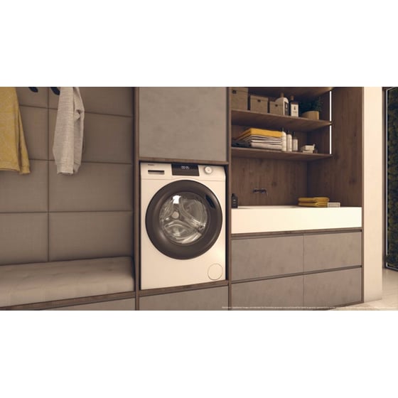 HAIER HW80-BP14929A-S 8 kg 1.400 Στροφές Λευκό Πλυντήριο Ρούχων image 9