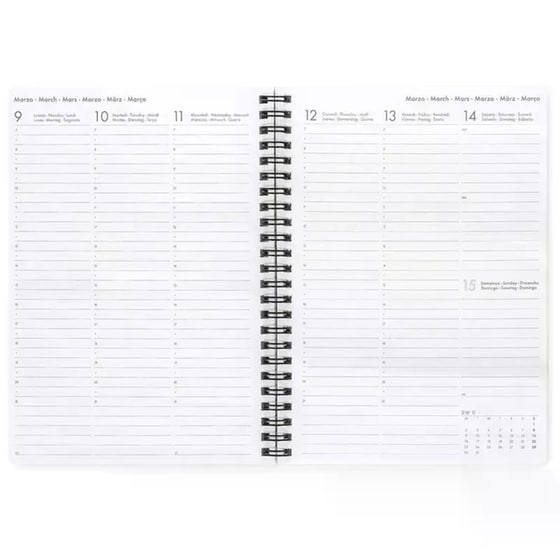 Ημερολόγιο Εβδομαδιαίο Legami 2026 16Μ Large Spiral Moth image 2