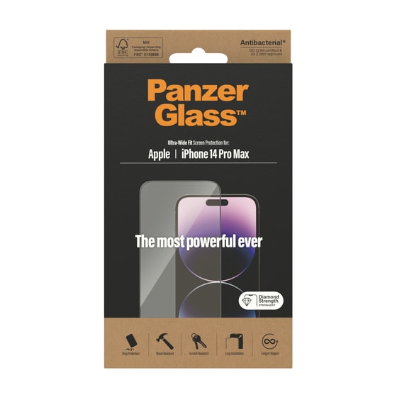 Προστατευτικό οθόνης Apple iPhone 14 Pro Max - PanzerGlass Full Cover Glass image 3