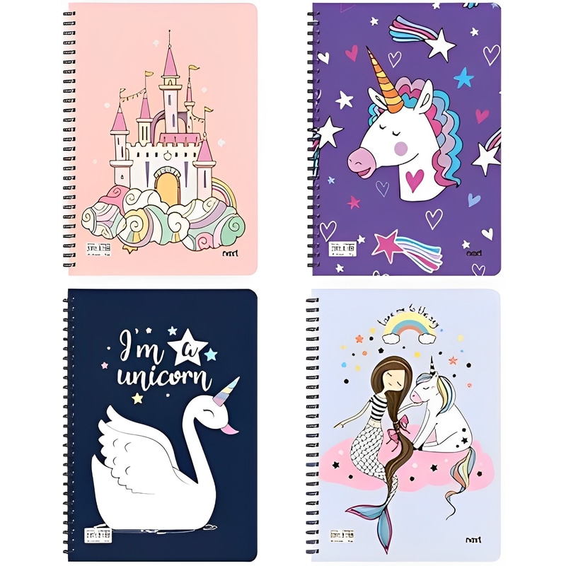Τετράδιο Σπιράλ NEXT Α4 2 Θεμάτων Unicorn (1 Τεμάχιο)