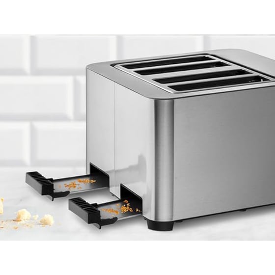 Φρυγανιέρα UFESA Quartet Deluxe 4 Θέσεων 1500W Inox image 3