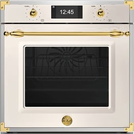 BERTAZZONI FHER6117CTAG3 76 Lt Μπεζ-Χρυσό Εντοιχιζόμενος Φούρνος Άνω Πάγκου
