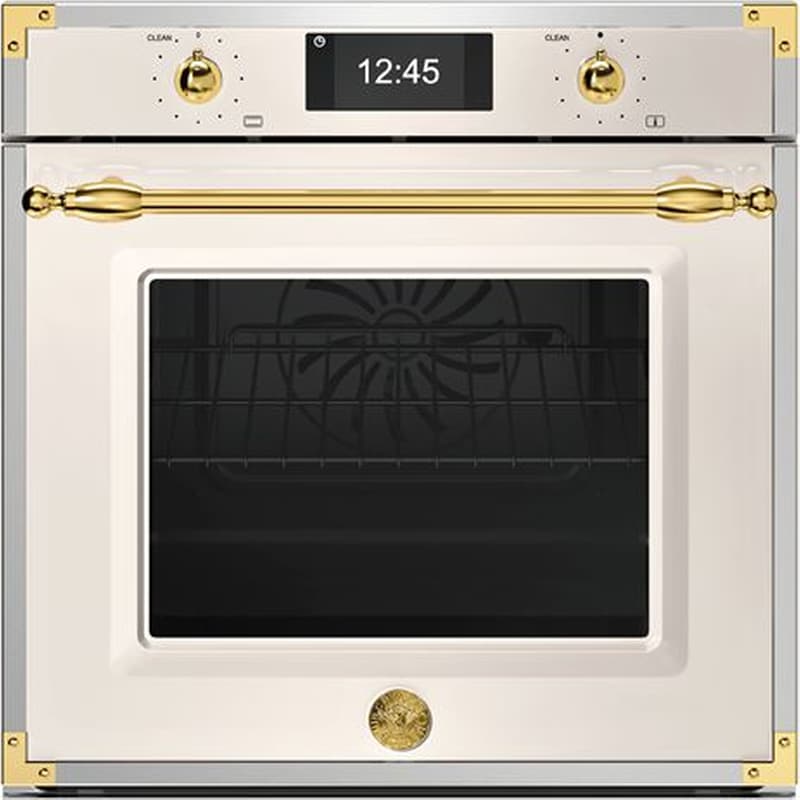 BERTAZZONI FHER6117CTAG3 76 Lt Μπεζ-Χρυσό Εντοιχιζόμενος Φούρνος Άνω Πάγκου