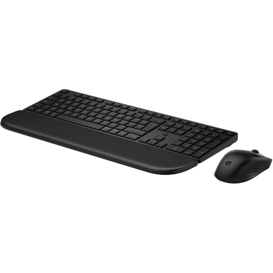 HP 580C Ασύρματο Σετ Πληκτρολόγιο & Ποντίκι διπλής λειτουργίας με στήριγμα παλάμης - Black (US) image 2