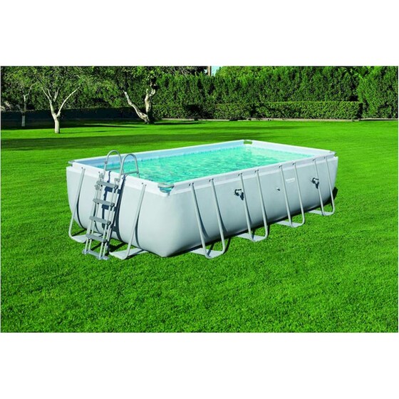Σκάλα για Πισίνα με 4 Σκαλοπάτια 122cm Bestway 58331 - Γκρι image 5