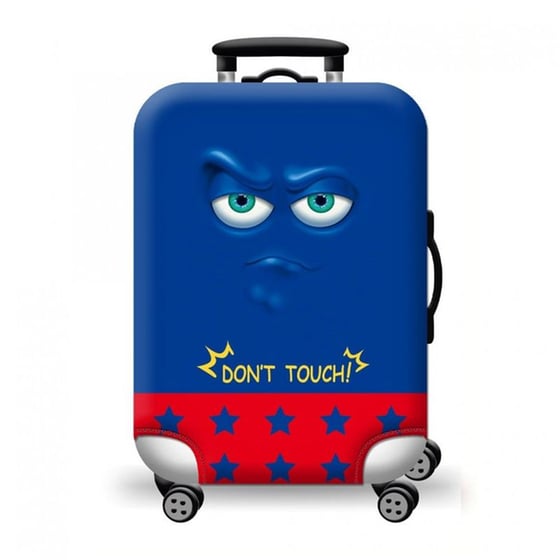 Κάλυμμα Βαλίτσας Amber Large Angry Face image 0