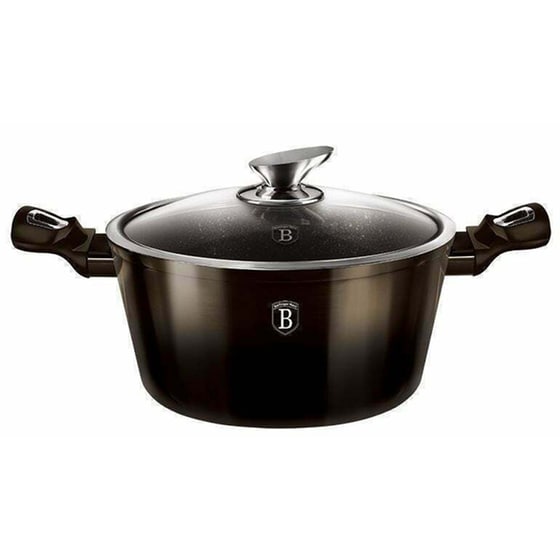 Κατσαρόλα BERLINGER HAUS BH6606 28 cm 6.1 L Μαύρο image 0