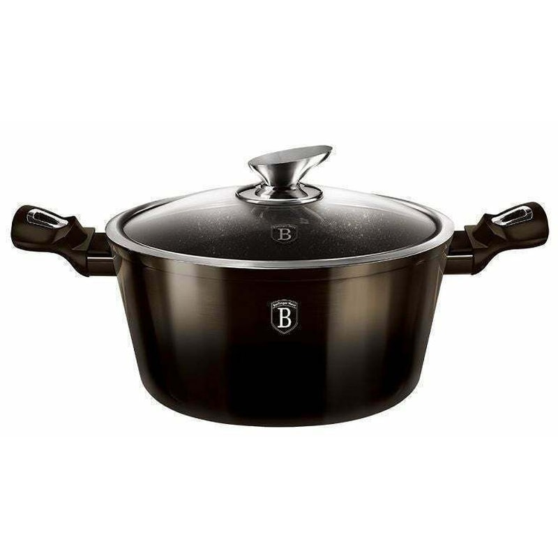 Κατσαρόλα BERLINGER HAUS BH6606 28 cm 6.1 L Μαύρο BERLINGER HAUS