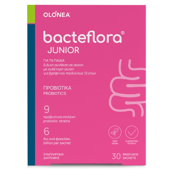 Προβιοτικά Olonea Bacteflora Junior - 30 φακελάκια image 0