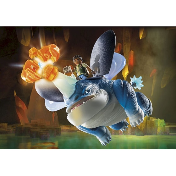 PLAYMOBIL® DreamWorks Dragons: The Nine Realms - Plowhorn και D'Angelo (71082) image 2