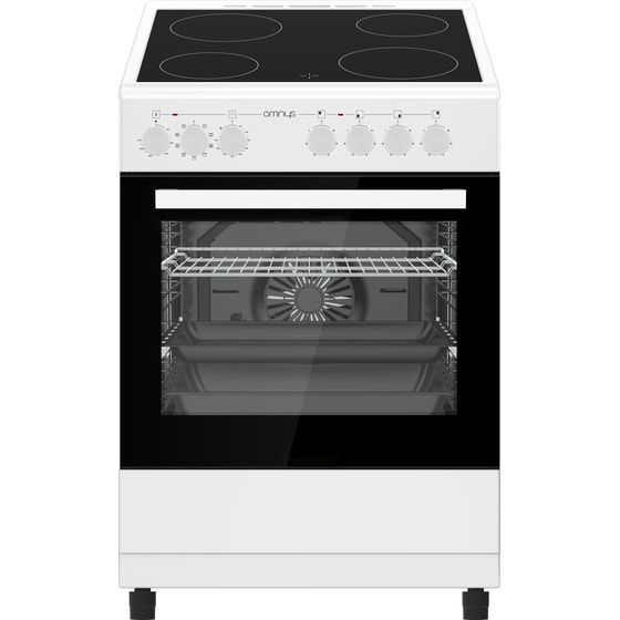 OMNYS EC6809MRW 80 Lt Λευκό Ηλεκτρική Κουζίνα Κεραμική image 0