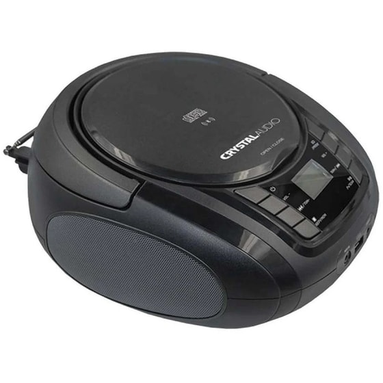 Φορητό Radio/CD Crystal Audio BMBUB3 -Μαύρο image 1