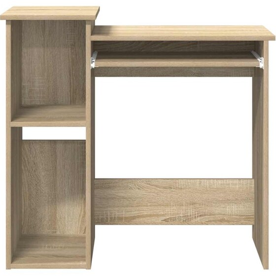 Γραφείο VidaXL με Ράφια από Μοριοσανίδα 110x45x157 cm - Sonoma Δρυς image 4