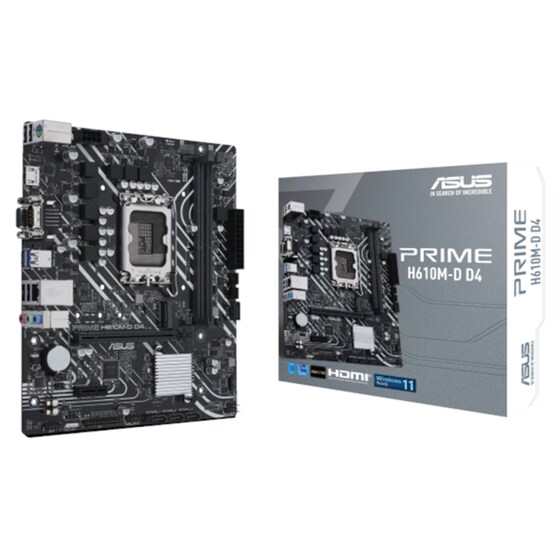 Asus Prime H610M-D D4 Intel H610 Micro ATX με Socket Intel 1700 image 0