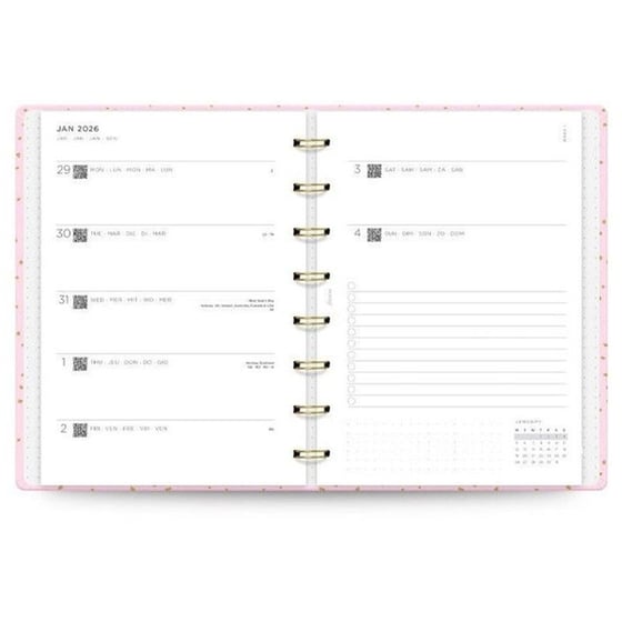 Ημερολόγιο Εβδομαδιαίο Filofax 2026 A5 Confetti σε 2 Σελ.. image 2